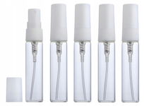 Zestaw 5x Flakonik szklany na perfumy 5ml atomizer fiolka do perfum