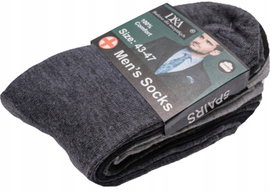 SKARPETY MĘSKIE Skarpetki 5 PAR BAWEŁNA roz 40-43 GŁADKIE