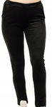 Spodnie Dresowe Damskie Sportowe Welurowe ELASTYCZNE roz.2XL CZARNE