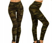 SPODNIE GETRY Klasyczne legginsy moro military 3XL/4XL MIEGO