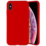 MERCURY SILICONE CASE IPHONE 14 PRO MAX (6.7), RED / CZERWONY