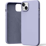 MERCURY SILICONE CASE IPHONE 15 PLUS (6.7), LAVENDER GRAY / LAWENDOWY