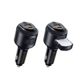 Ładowarka samochodowa REMAX YATOY SERIES WITH SCENT 60W PD QC RCC353 1xUSB +1xUSB-C BLACK