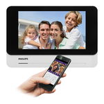 Philips WelcomeEye AddConnect, monitor, LCD 7", WI-FI + APP na telefon, sterowanie bram?, interkom, do rozbudowy zestaw?w z serii WelcomeEye do wersji 2-rodzinnej