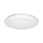 CERS LED 16W, plafon z mikrofalowym czujnikiem ruchu, 1300lm, IP65, 4000K, poliw?glan mleczny, bia?y, funkcja przyciemnienia
