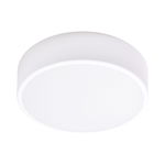 OVO plafon 3xE27 z mikrofalowym czujnikiem ruchu, 3x24W, bia?a stal, klosz szklany matowy, IP20, ? 400