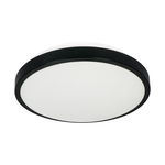 SELENE plafon 2xE27, max. 2x60W, czujnik mikrofalowy, IP54, czarny