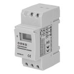 Elektroniczny programator czasowy, 16 program?w, 2 modu?y, DIN TH-35mm