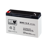 Akumulator AGM 6 V 12 Ah 3-5 lat 151 × 50 × 99 mm 1,55 kg Faston 187 MWS 12-6