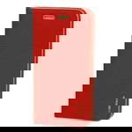 Kabura Vennus Book z ramką do Samsung Galaxy J7 2017 czerwona