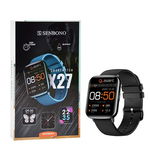 ZEGAREK SPORTOWY SMARTWATCH CZARNY SENBONO X27 METALOWA KOPERTA IPS68