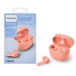 SŁUCHAWKI PHILIPS DOUSZNE BEZPRZEWODOWE BLUETOOTH TWS RÓŻOWE TAT2206PK