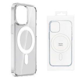 ECOBOX MAGSAFE MAGNETIC CASE DO IPHONE 15 PRZEŹROCZYSTY ETUI NAKŁADKA TRANSPARENT