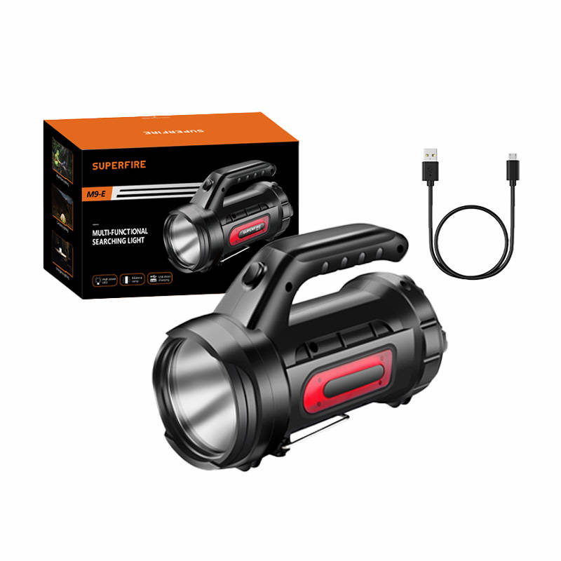 Latarka szperacz Superfire M9-E, 900lm, USB | Taniey.PL