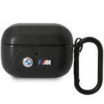 BMW BMAP22PVTK AirPods Pro coverczarny/black Leather Curved Line