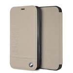 BMW BMFLBKI61LLST iPhone Xr bookbeżowy/taupe Logo Imprint