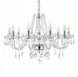 Crystal Kryształowy Żyrandol 10-Ramienny Śr. 80Cm Gwint E14