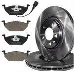 TARCZE + KLOCKI PRZÓD VW GOLF IV BORA POLO 9N FABIA IBIZA AUDI A2 A3 256MM