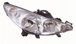 REFLEKTOR PEUGEOT 207 04/06-> Z SILN. P DEPO