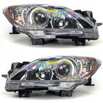 REFLEKTORY LAMPY PRZEDNIE LEWA+PRAWA ZESTAW MAZDA 3 (BL) '08>