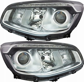 REFLEKTORY LAMPY KIA SOUL II 2 PS '14- ZESTAW
