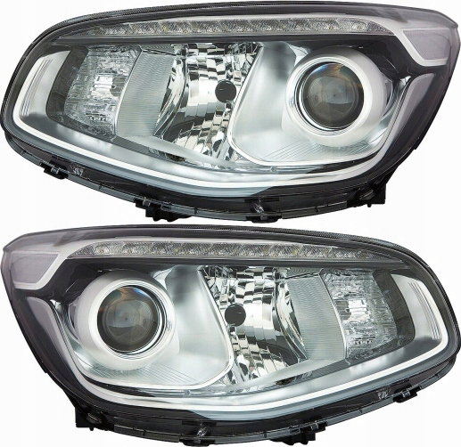 REFLEKTORY LAMPY KIA SOUL II 2 PS '14- ZESTAW