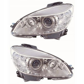 LAMPY PRZEDNIE REFLEKTORY MERCEDES D1S KL C W204 S204 07-14 ZESTAW