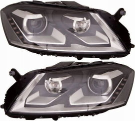 REFLEKTORY LAMPY VW PASSAT B7 -14 KPL KSENON + LED
