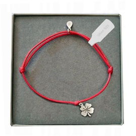 BRANSOLETKA KABAŁA NA SZCZĘŚCIE Z KONICZYNKĄ SREBRO 925