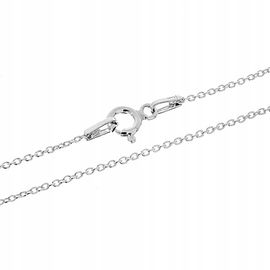 ŁAŃCUSZEK SREBRNY 40CM ANKIER 1MM SREBRO 925