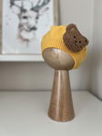 Beret Teddy Żółty 3-12 mc