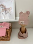 Czapka i komin Teddy Beżowy 46 cm (5-12 mc) Tak