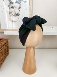 Turban Bow Czarny