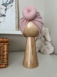 Turban Donut Thin Pudrowy róż