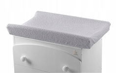 Białe prześcieradło na przewijak frotte Italbaby 63 x 125 x30 cm