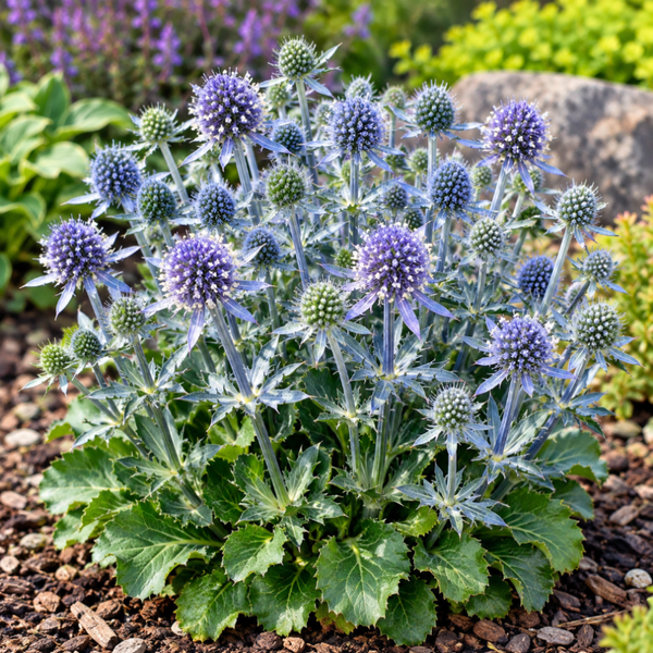 Mikołajek 'Blue Hobbit' Eryngium Planum Niebieski Na Skalniak
