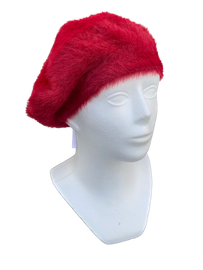 Beret damski marki TOPSHOP kolor czerwony, r. uniwersalny, SUPER OFERTA!