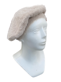 Beret damski marki TOPSHOP kolor beżowy, r. uniwersalny, SUPER OFERTA!