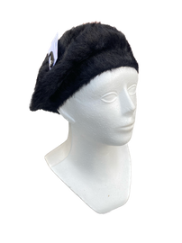 Beret damski marki TOPSHOP kolor czarny, r. uniwersalny, SUPER OFERTA!