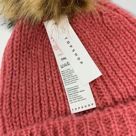 Czapka zimowa beanie Topshop różowy r. uniwersalny
