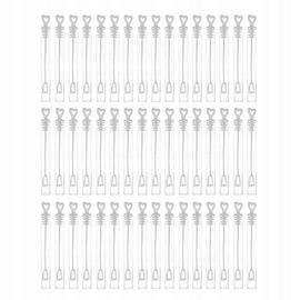 Białe Serduszko 48 szt puste butelki na bańki mydlane ślub urodziny chrzest