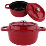 Garnek holenderski 2,6L 22CM Żeliwo DUTCH OVEN