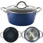 GARNEK INDUKCJA POWŁOKA DIAMENTOWA DIAMOND COOKWARE 20CM 2,8L