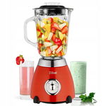 BLENDER KIELICHOWY CZERWONY 2 BIEGI PULSE RETRO 500W