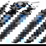 GOLARKA MĘSKA TRYMER MASZYNKA DO BRODY GŁOWY NOS USZY WET&DRY USB AION 3W1