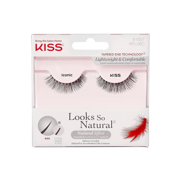 KISS rzęsy Natural Lash Iconic syntetyczne lekkie pasek