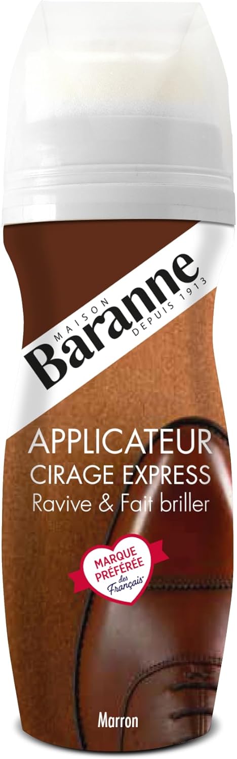 Baranne aplikator do butów skóra 75ml Express Marron połysk bez polerki