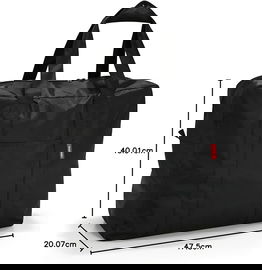 Reisenthel Mini Maxi Torba Czarna Składana Lekka
