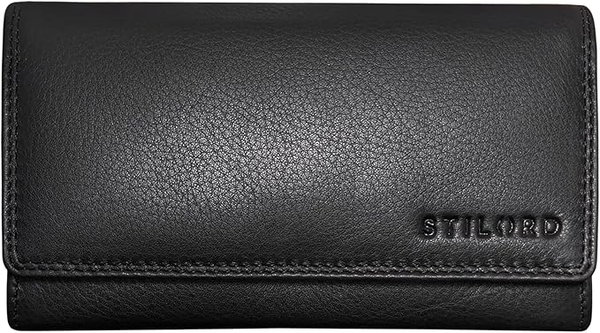 Stilord Portfel Damski Hannah Skórzany w stylu Vintage RFID