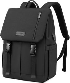 Lovevook Unisex Plecak na laptop Czarny USB 15,6 Cala
